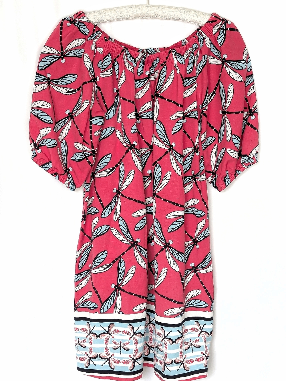 Crown & Ivy Dragonfly Linen Dress